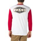 Vans Life Time Supply Long Sleeve T-shirt (white/cardinal)