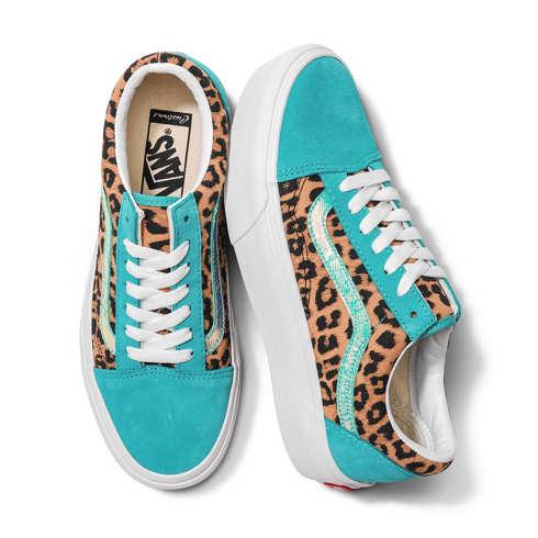 Vans Customs Ceramic Leopard Old Skool Platform (customs)