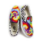Vans Customs Rainbow Tie Dye Slip-on (customs)