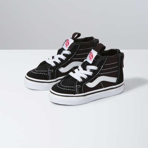 Vans Toddler Sk8-hi Zip (black/white)