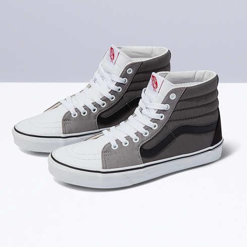 Vans Customs Gray Scale Sk8-hi (customs)