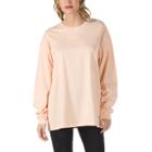 Vans Overtime Out Long Sleeve T-shirt (bleached Apricot)