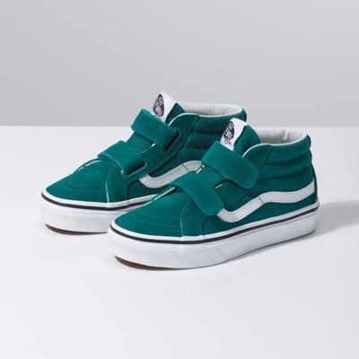 Vans Kids Sk8-mid Reissue V (quetzal Green/true White)