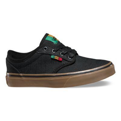 Vans Kids Atwood (rasta Black/gum)