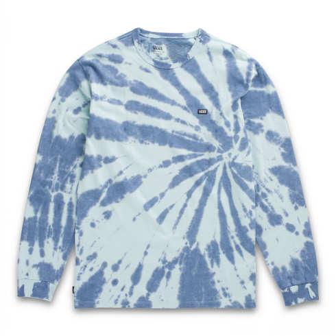 Vans Off The Wall Classic Burst Long Sleeve Tee (aquatic/tie Dye)