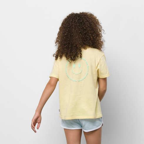 Vans Kids Og Mood Crew Tee (pale Banana)