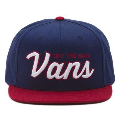 Vans Boys Wilmington Snapback Hat (black Iris/bordeaux) Hats