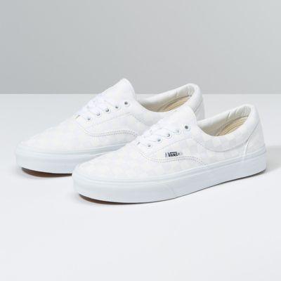 Vans Customs True White Checkerboard Era (customs)