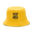 Vans Ripped Otw Bucket Hat (lemon Chrome/black Reversible)