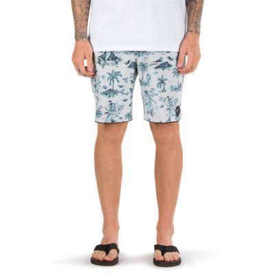 Vans Mixed Scallop Boardshort (white Strange Tides)