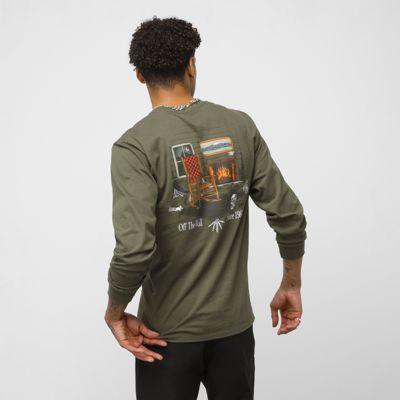 Vans On The Job Long Sleeve T-shirt (grape Leaf)