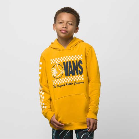 Vans Kids Vans Thumbs Up Pullover Hoodie (golden Yellow)