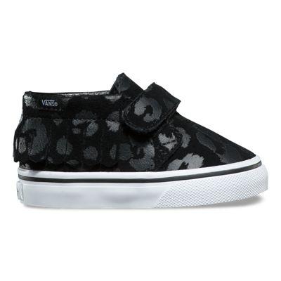 Vans Toddler Leopard Suede Chukka V Moc (black)