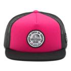 Vans Us Open Logo Beach Girl Trucker Hat (rosebud)