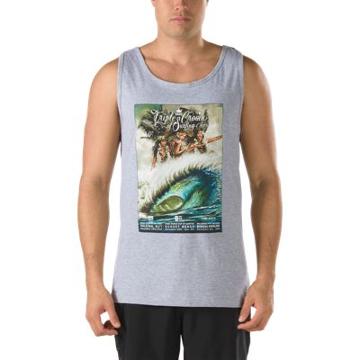 Vans Mens Shoes Skate Shoes Mens Shoes Mens Sandals 2015 Vtcs Tank Top (athletic Heather)
