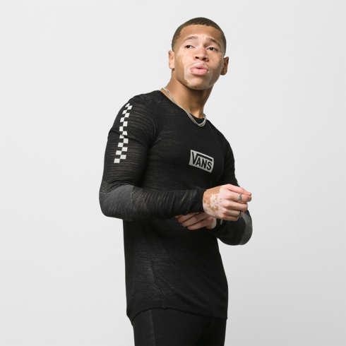 Vans Intraknit Merino Base Layer Vans Long Sleeve Shirt (black)