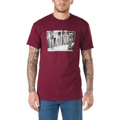Vans Mixed Media T-shirt (burgundy)