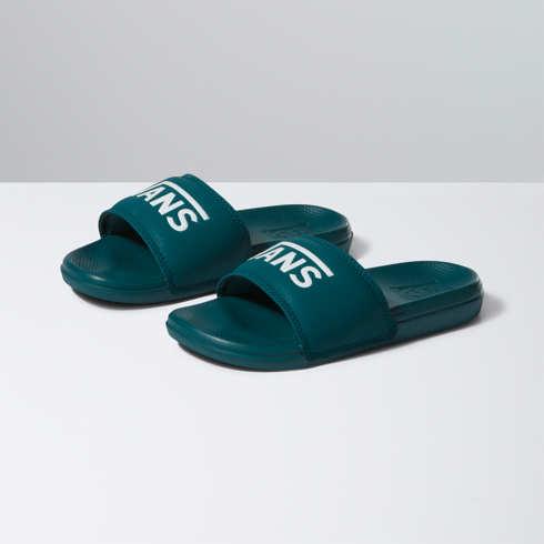 Vans Kids La Costa Slide-on (deep Teal)