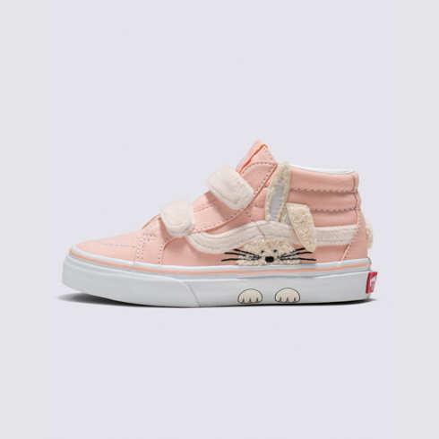 Vans Kids Garden Party Sk8-mid Reissue V Rabbit (peach Dust)