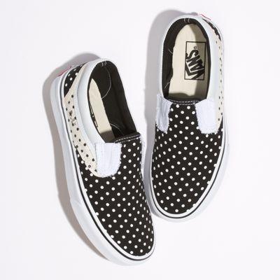 Vans Outside In Slip-on (natural/black/polka Dot)