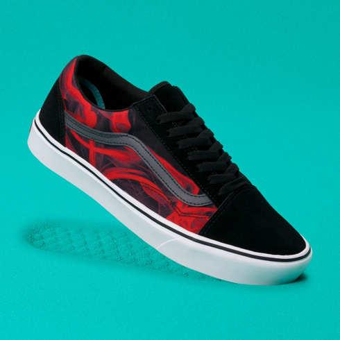 Vans Comfycush Old Skool (after Dark Black/red)