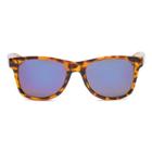 Vans Spicoli Sunglasses (translucent Honeytortoise-royal Blue Mirror)