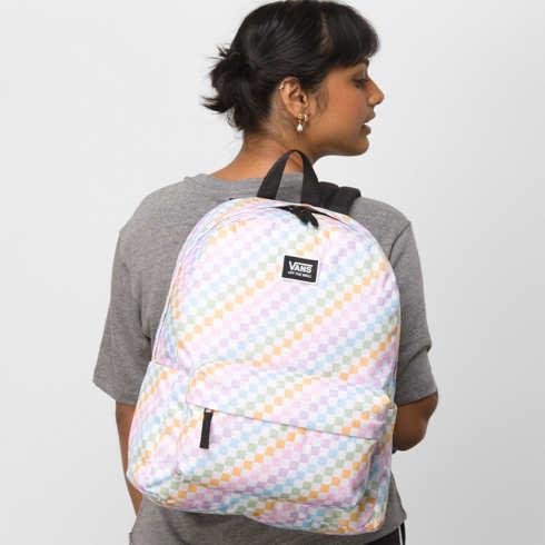 Vans Old Skool H2o Checkerboard Backpack (pastel Check)
