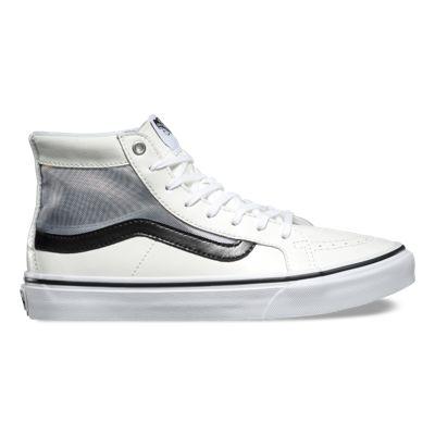 Vans Mesh Sk8-hi Slim Cutout (white/black)
