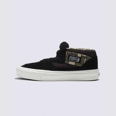Vans Wild Camo Half Cab 33 Dx Shoe (black/white)
