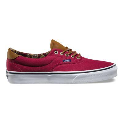 Vans Mens Shoes Skate Shoes Mens Shoes Mens Sandals C & L Era 59 (tibetian Red/geo Weave)