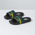 Vans Kids Us Open Slide-on Jr (poster Art/trekking Green)