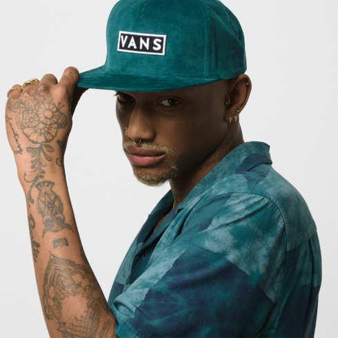 Vans Easy Box Snapback Hat (deep Teal)