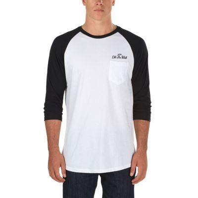 Vans Original Lockup Pocket Raglan (white Black)