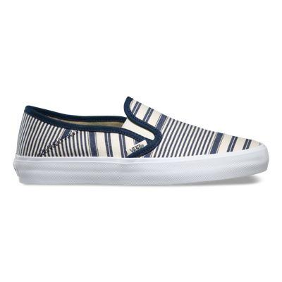 Vans Slip-on Sf (multi Stripe Dress Blues)