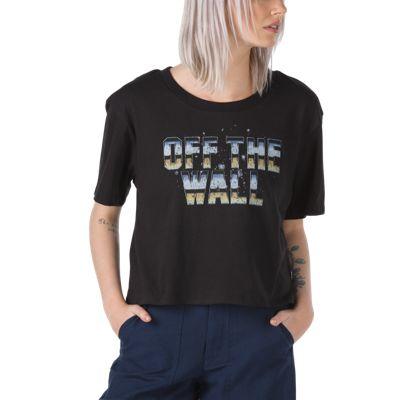 Vans Plated Bell Sleeve Crop Tee (black)
