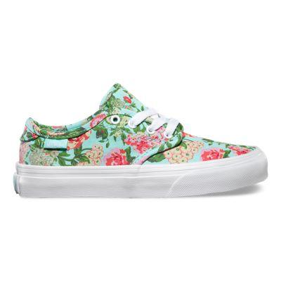 Vans Shoes Kids Camden (tapestry Blue Tint/white)