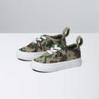 Vans Toddler Authentic Elastic Lace (camo Olive/white)