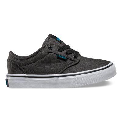 Vans Kids Atwood (textile Black/hawaiian Ocean)