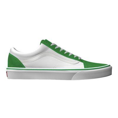 Vans Boys Customs Old Skool (white/green)