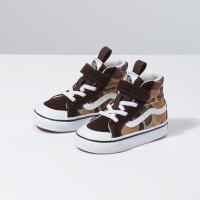 Vans Toddler Vintage Camo Sk8-hi Reissue 138 V (chocolate Torte/true White)