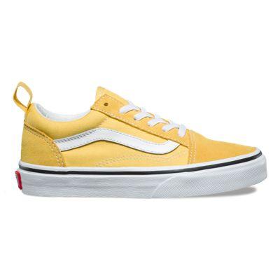 Vans Kids Old Skool Elastic Lace (yellow True White)