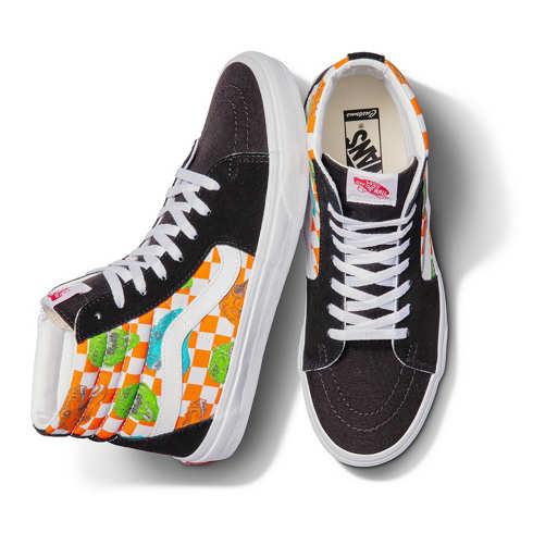 Vans Customs T-rex Checkerboard Creator Sk8-hi (customs)