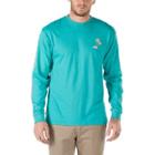Vans Dual Palm Printed Long Sleeve T-shirt (baltic-rose Tan)