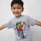 Vans Little Kids Ollie Pop T-shirt (athletic Heather)