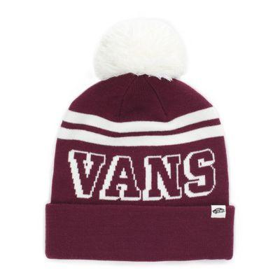 Vans Pep Rally Pom Beanie (burgundy-marshmallow)