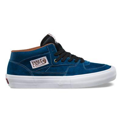 Vans Mens Shoes Skate Shoes Mens Shoes Half Cab Pro (poseidon/white)