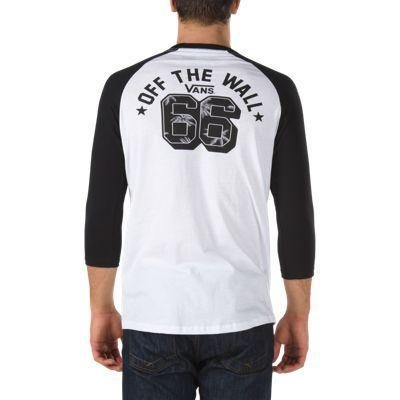 Vans 66'd Raglan T-shirt (white/black)