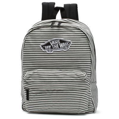 Vans Realm Backpack (marshmallow Shine On Stripe)