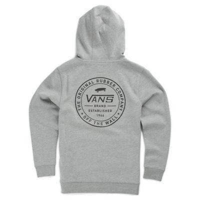 Vans Boys Established 66 Pullover Hoodie (cement Heather)