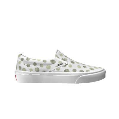 Vans Customs Recycled Materials Watercolor Dots Slip-on (customs)